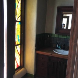 Earthship Encounter Taos, New Mexico Interior Bath 