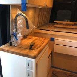 Amethyst Van Build  - interior